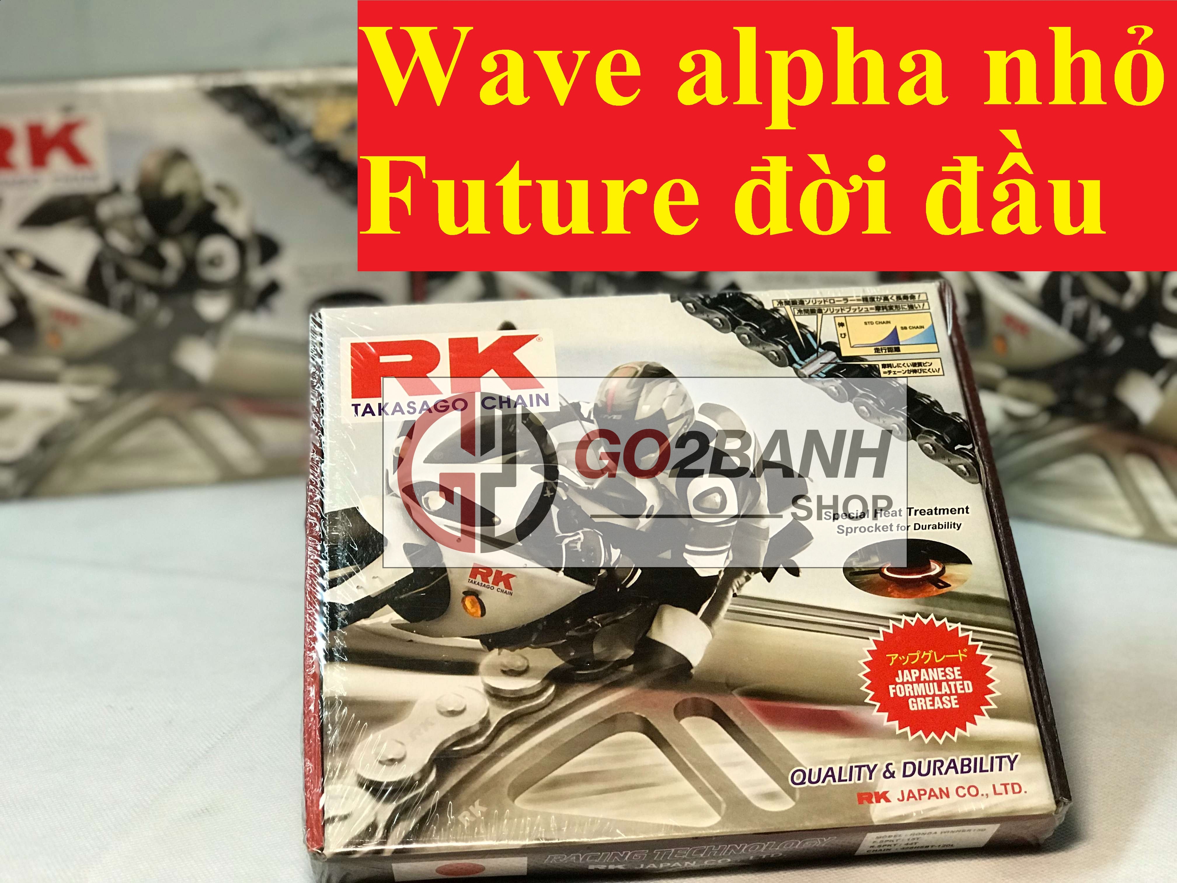 Nhông sên dĩa RK Wave alpha nhỏ, Future đời đầu chính hãng