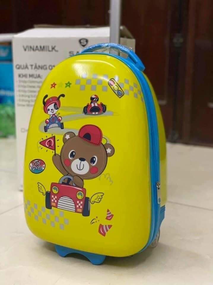 Vali kéo 16in cho bé (Hàng KM VINAMILK) MÀU HỒNG