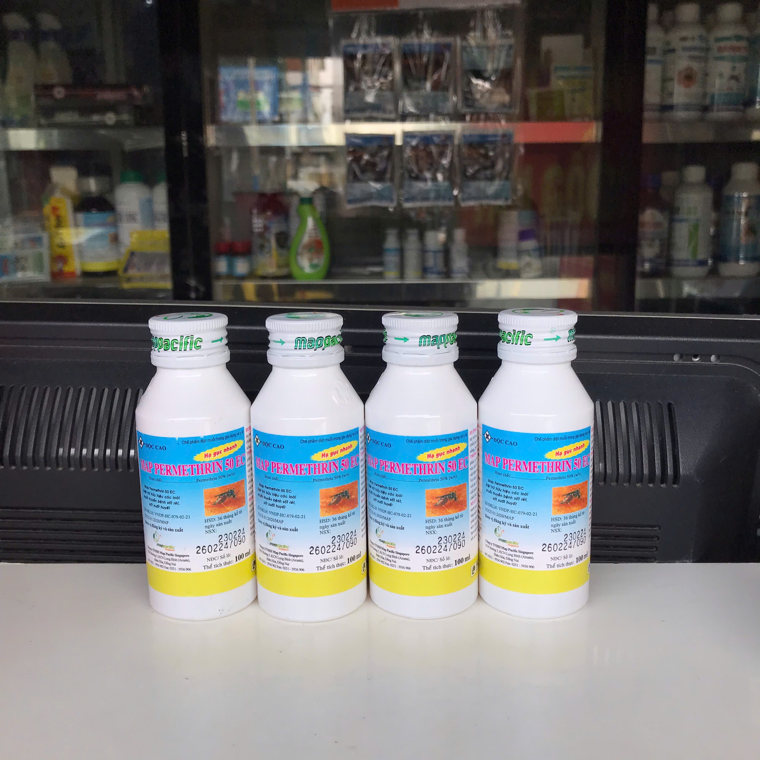 Thuốc diệt muỗi và côn trùng Map permethrin 50ec - 100ml
