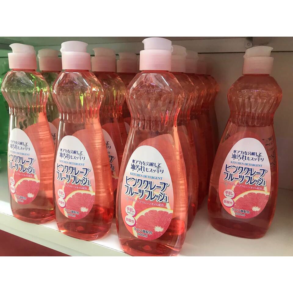 NƯỚC RỬA CHÉN BÁT ROCKET NHẬT BẢN ( 600ML - NHIỀU MÙI HƯƠNG) - HÀNG NỘI ĐỊA NHẬT