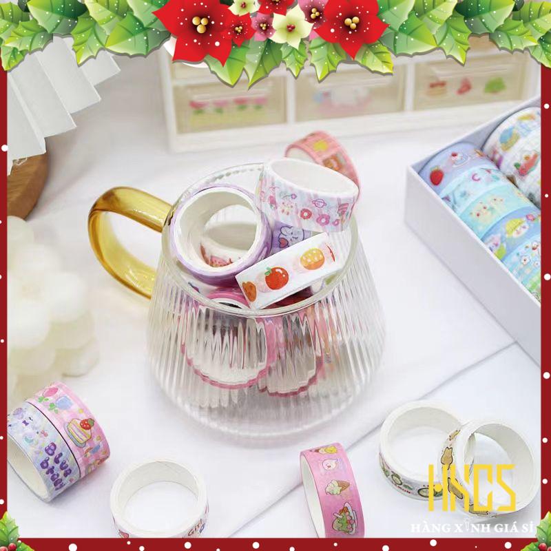 Cuộn Băng Keo Giấy Trang Trí Washi Tape - 1 cuộn