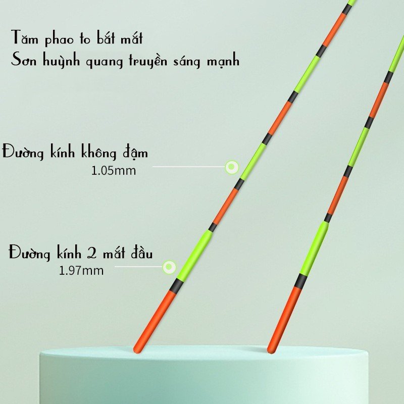 bộ combo 5 phao câu đài nano siêu nhẹ