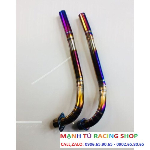 Cổ pô inox xi titan gắn cho dream,wave