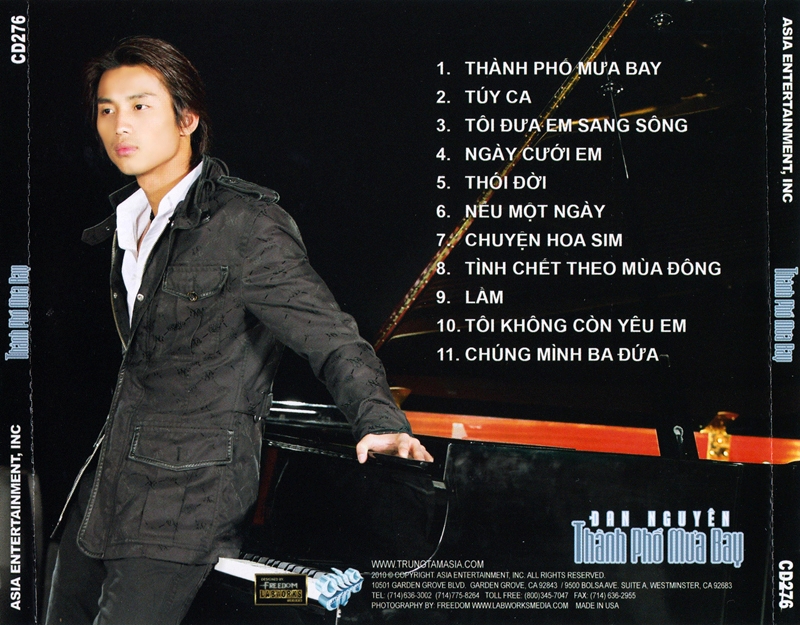 [MDX] ĐĨA CD ĐAN NGUYÊN - CD THÀNH PHỐ MƯA BAY