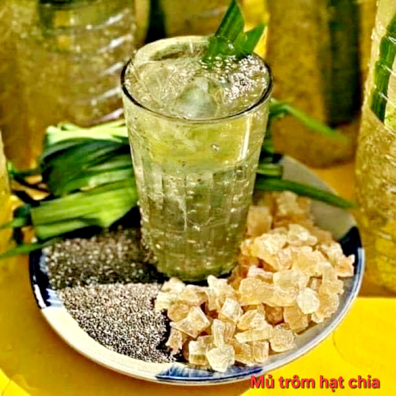 Set mủ trôm hạt chia đường phèn túi zip 500g