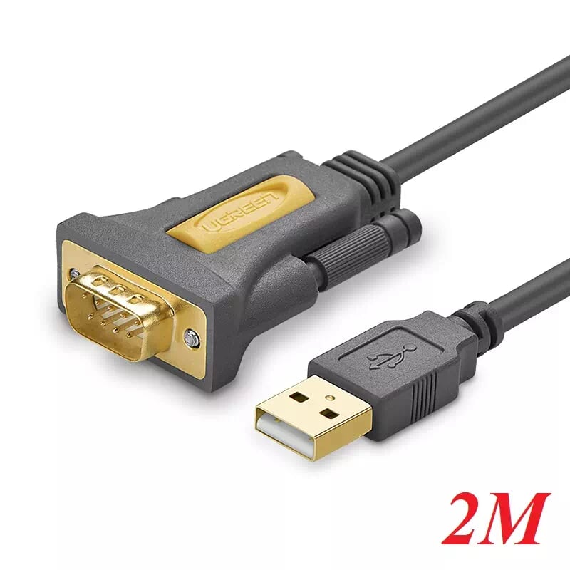 Ugreen 20222 2m cáp tín hiệu chuyển đổi usb 2.0 sang com rs232 cao cấp cr104