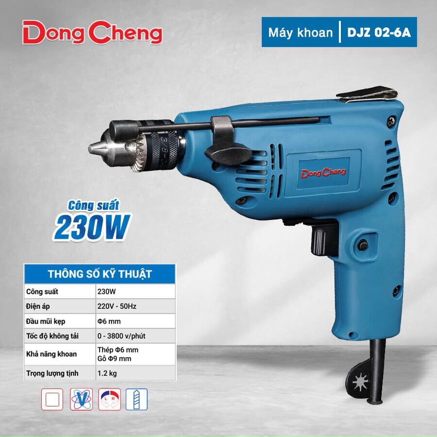 Máy Khoan Dongcheng DJZ02-6A 230W