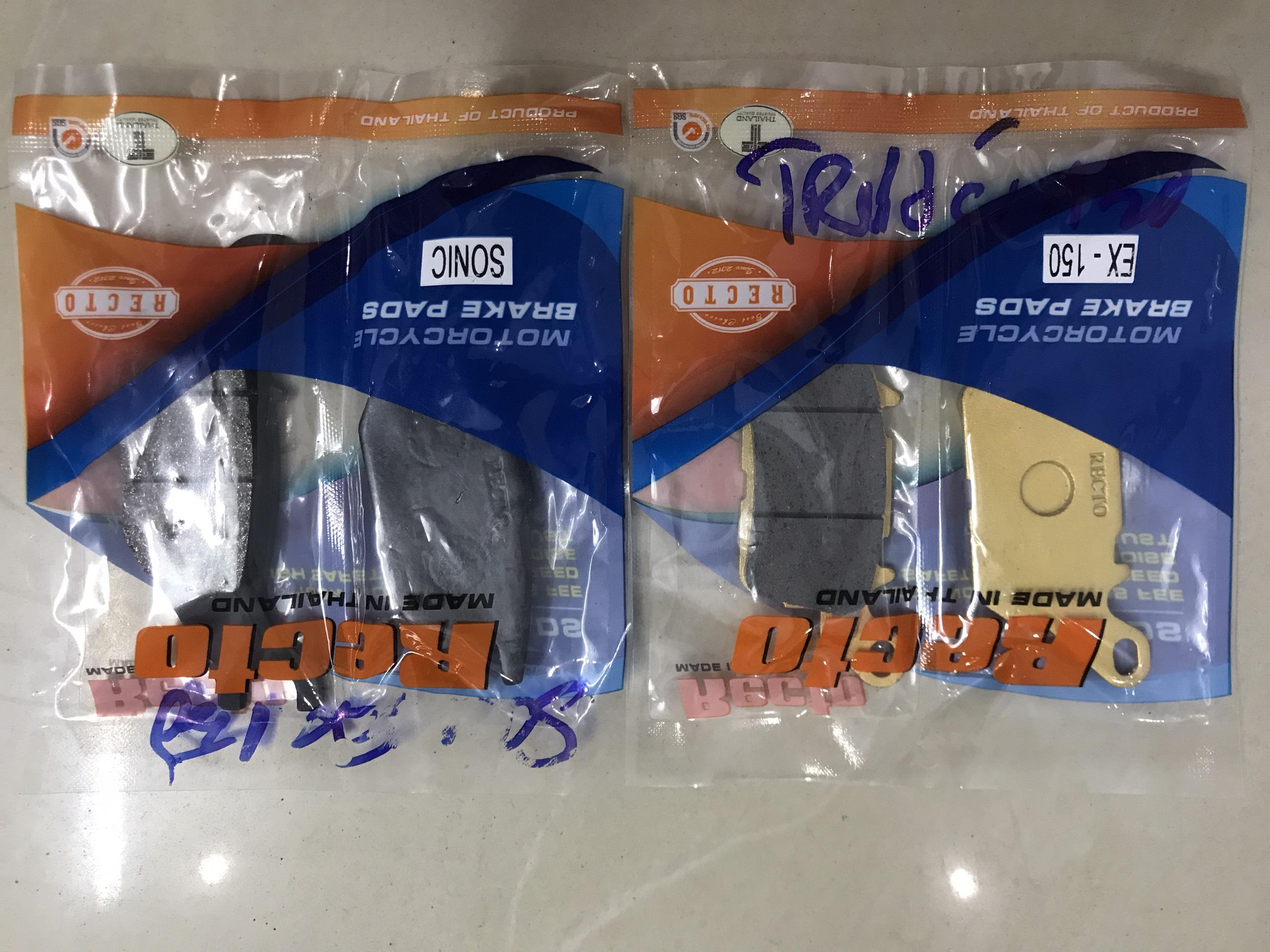 Bộ bố thắng đĩa trươc Recto cho Exciter 150 (má phanh)
