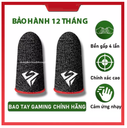 Găng tay chơi game ff, Pubg, Liên Quân....Bao Tay Chơi Game Chống Mồ Hôi, Siêu Nhạy, Co Giãn Cực Tốt Bằng Sợi Carbon