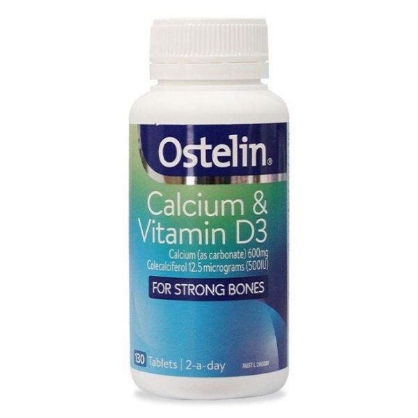 Viên uống tăng cường canxi cho bà bầu - Ostelin Calcium & Vitamin D3 (130 viên) cao cấp