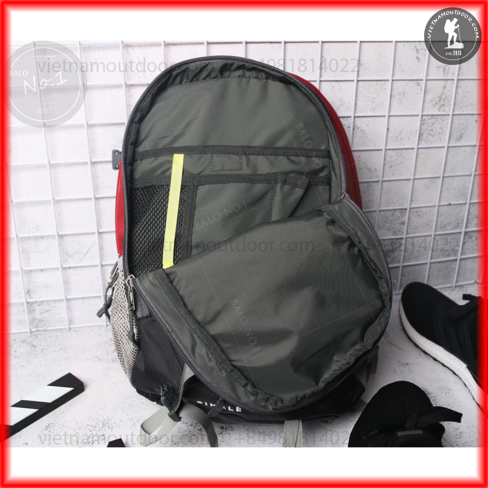 Balo THE NORTH FACE Single Shot - Màu Đỏ Đô [ Bảo Hành Trọn Đời ]