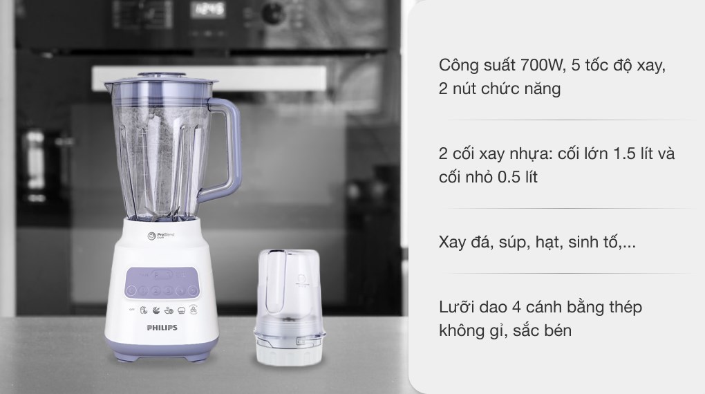 Máy xay sinh tố PHILIPS HR2221/00
