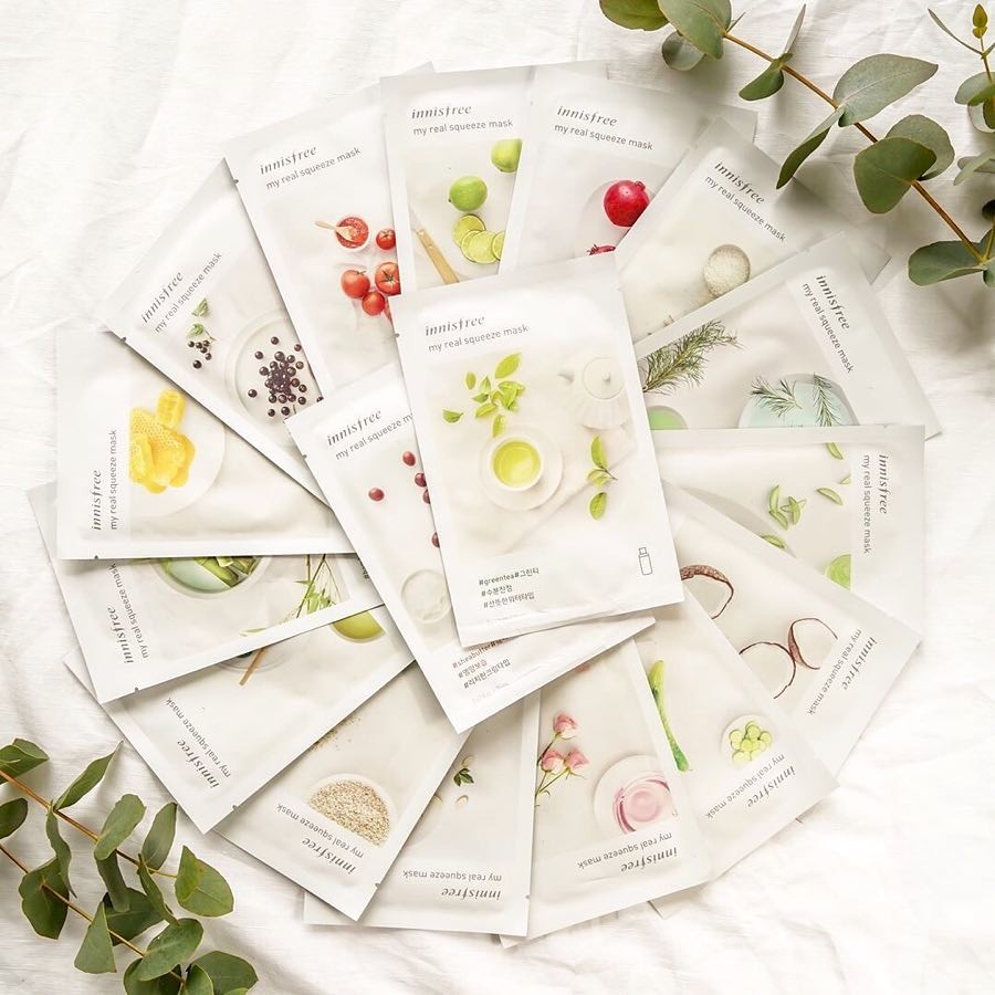 Mặt nạ giấy Innisfree It's Real Squeeze Mask (Mẫu mới)