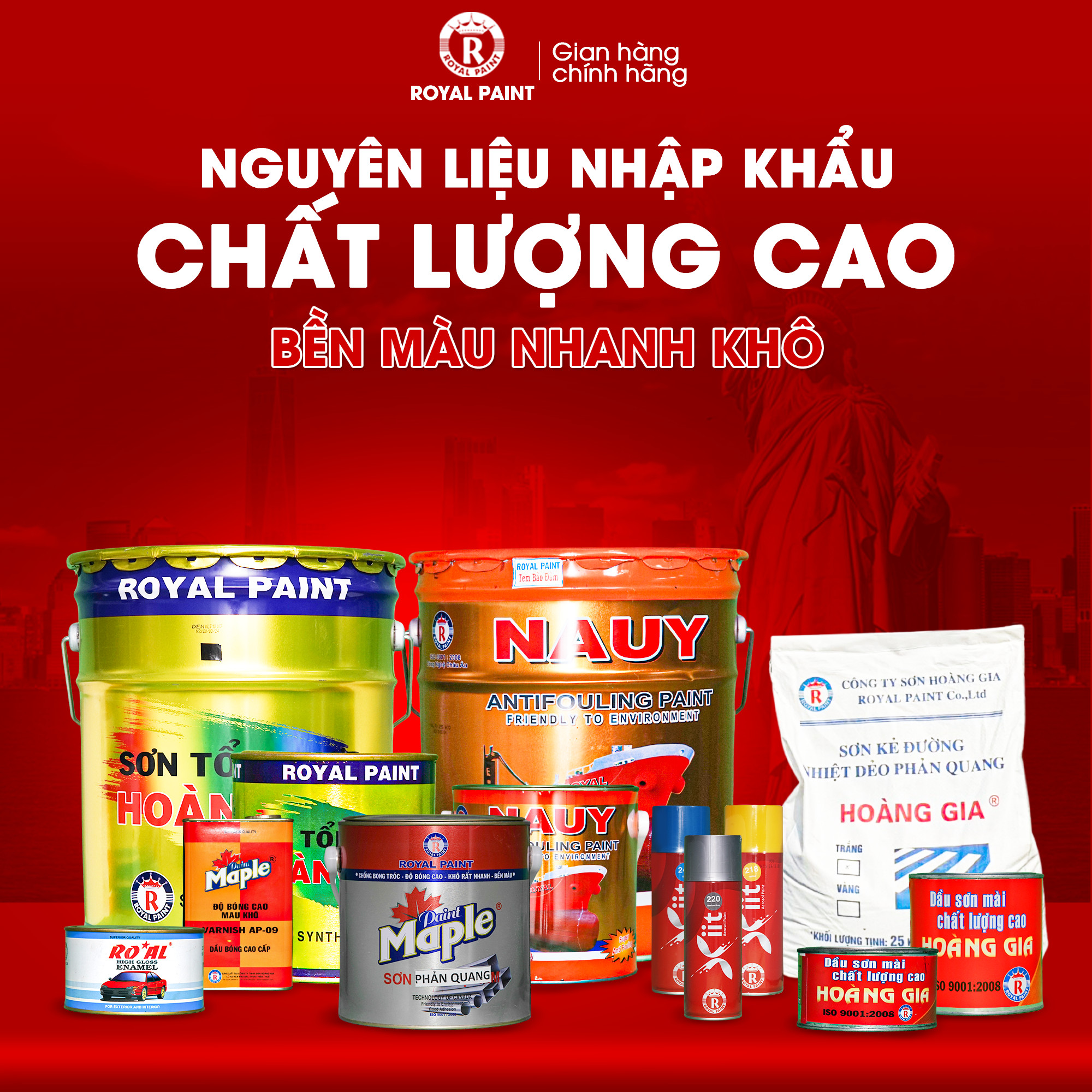 SƠN SẮT MẠ KẼM MAPLE (Hệ 1 thành phần)