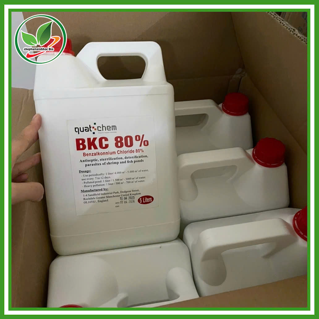 BKC 80 tôm cá ( xuất xứ : Anh). Can 5 lít