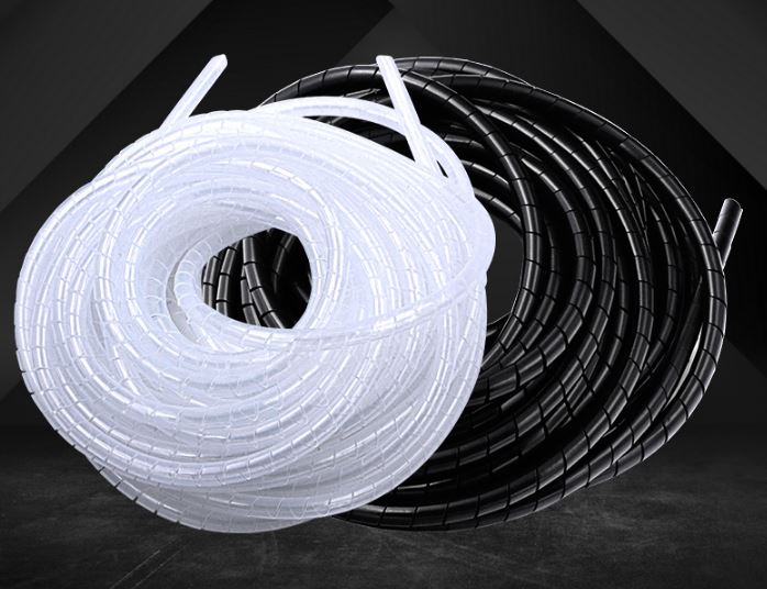 DÂY XOẮN RUỘT GÀ ĐEN/ TRẮNG ĐỦ SIZE CUỘN 10M