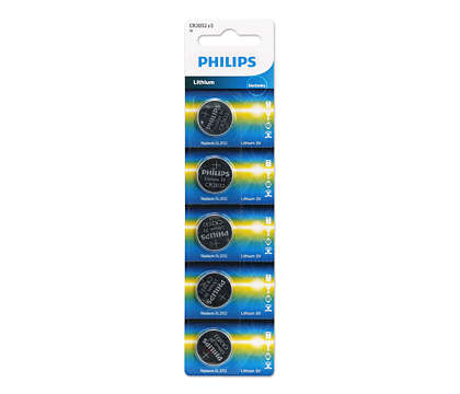 Vỉ 5 Viên Pin Philips Minicell CR2032 3V ( Trắng )