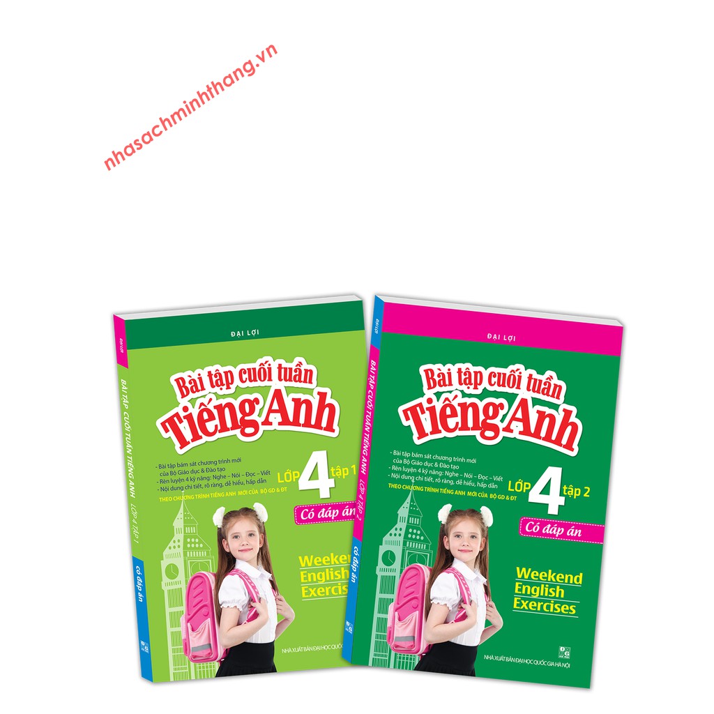 Sách - Bài Tập Cuối Tuần Tiếng Anh Lớp 4 (Trọn Bộ 2 Tập)