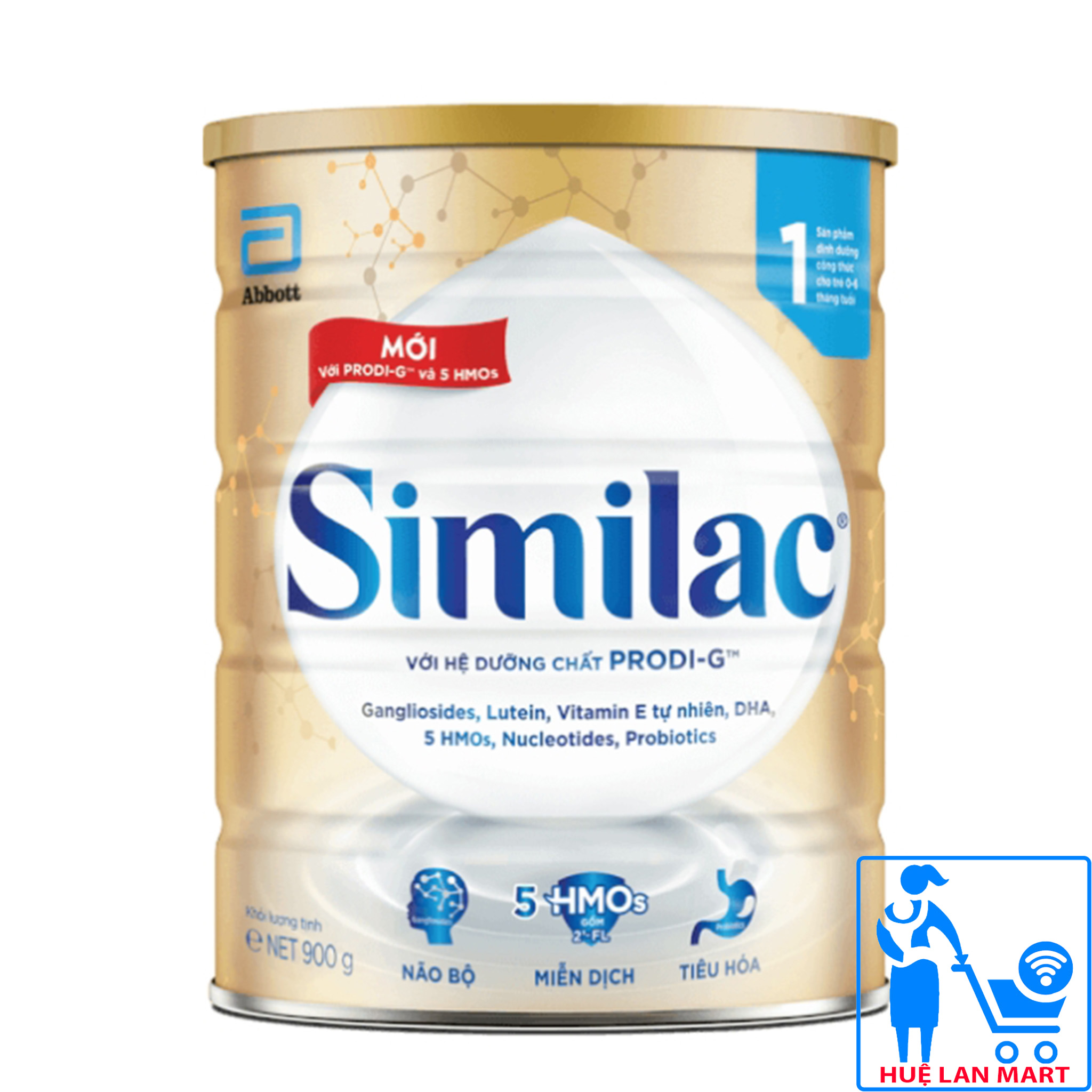 sữa bột abbott similac prodi-g 5 HMOs số 0+ lon 850g