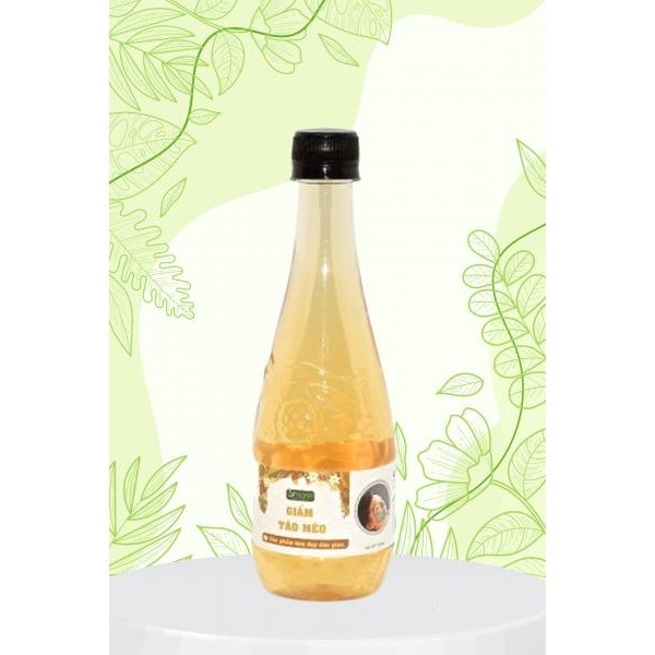 Giấm táo mèo nguyên chất làm đẹp, giảm cân, chai 450ml