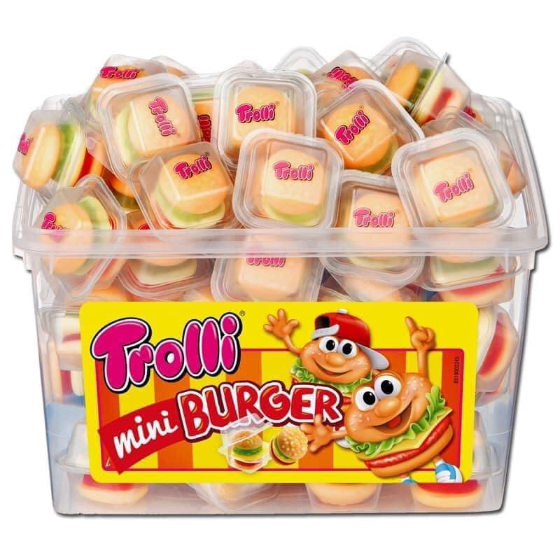Kẹo dẻo trolli mini buger 600g