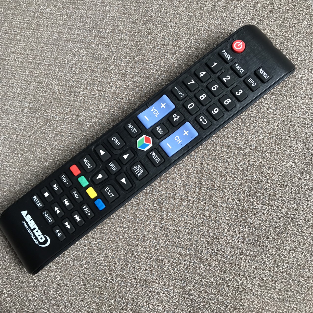 Remote điều khiển tivi asanzo smart hàng đẹp, Điều khiển tivi asanzo internet được chọn mẫu, Bảo hành 3 tháng