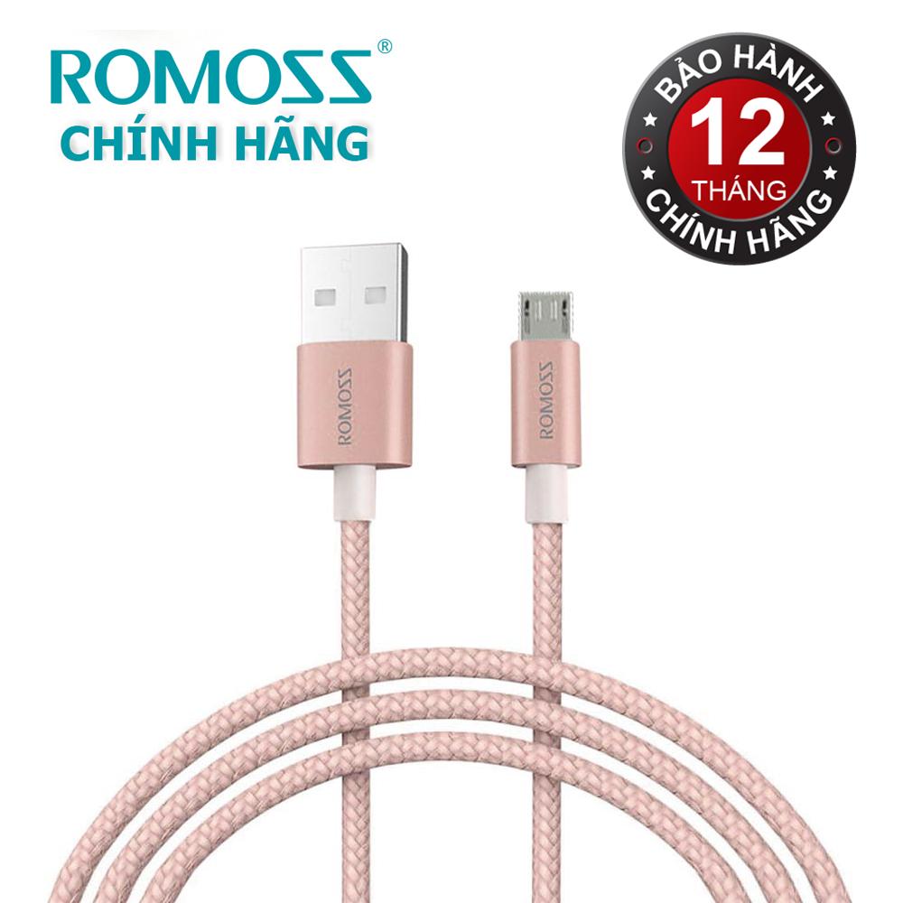 CÁP SẠC MICRO USB BỌC NYLON ROMOSS