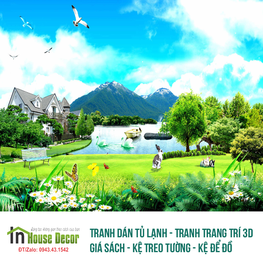 Tranh trang trí Sơn Thủy Hữu Tình Kích thước 120 x 80- Tranh trang trí, tranh treo tường, tranh treo phòng khách, tranh treo phòng ngủ, tranh treo tường 3D, tranh nghệ thuật, tranh phong thủy