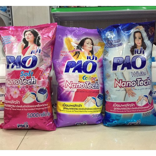 [HCM]Bột Giặt Pao Nano Tech 2.7kg Thái lan