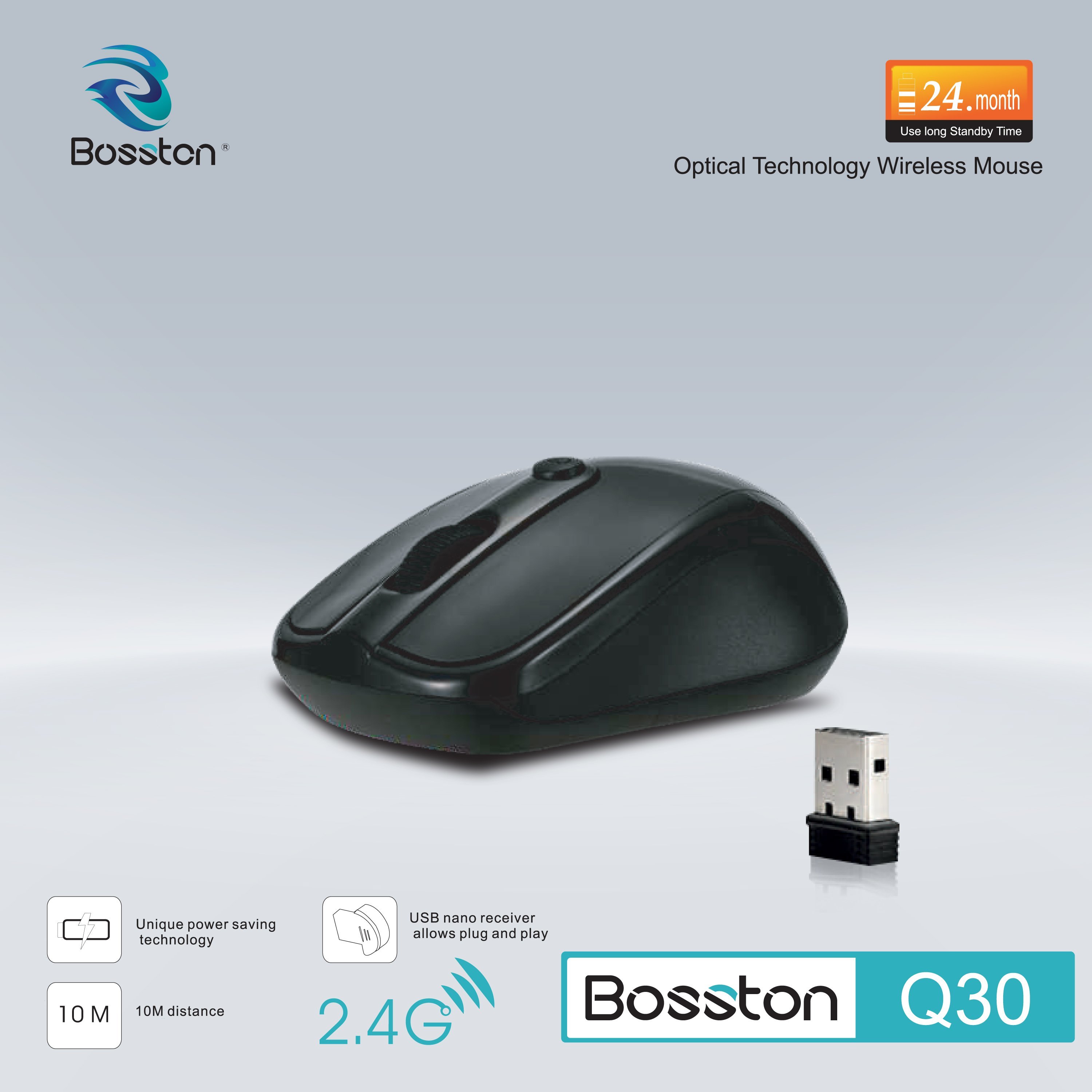 Chuột Không Dây Bosston Q30