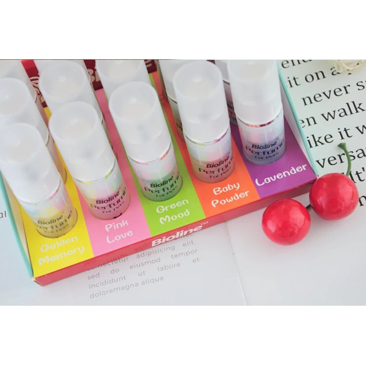 [HCM]Nước hoa cho chó mèo Bioline 9ml-có 5 mùi