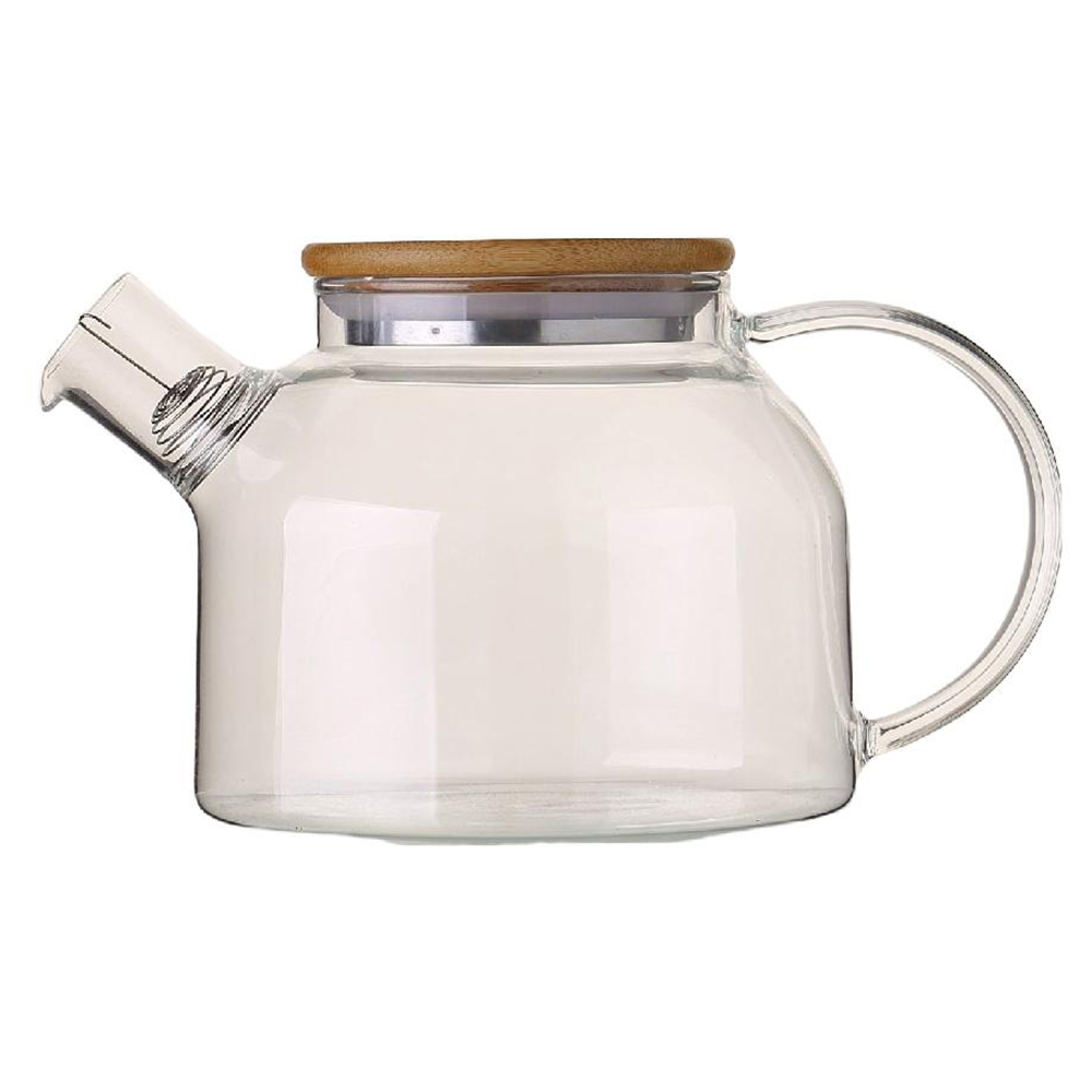 Bình trà thủy tinh Deli nắp gỗ 1 lít - GPH20