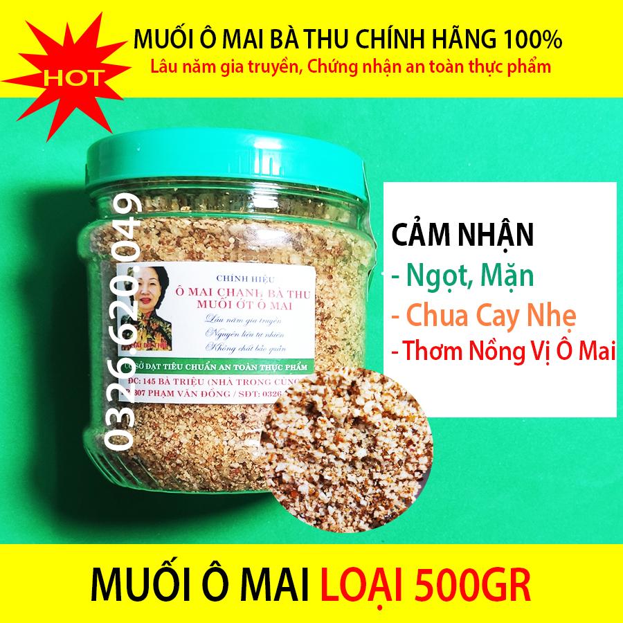 Lọ 500g muối ô mai Bà Thu