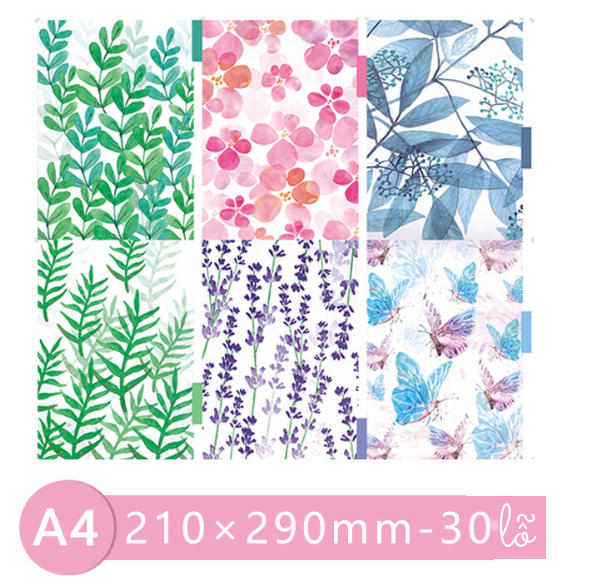 [HCM]BÌA PHÂN MỤC FLOWER A5/A6