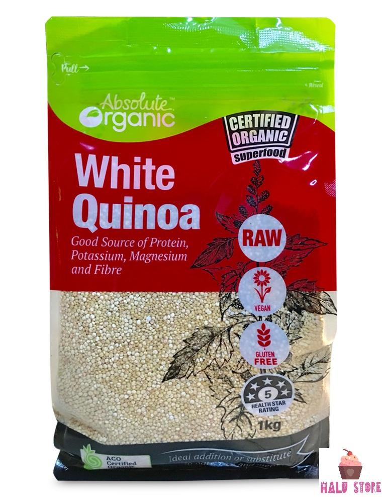 [HCM]Hạt diêm mạch Organic Quinoa Absolute Organic của Úc Gói 1Kg