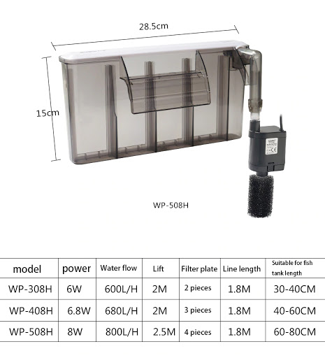Lọc Treo (Lọc Thác) Sobo WP408H - Lọc Nước Cho Bể Cá