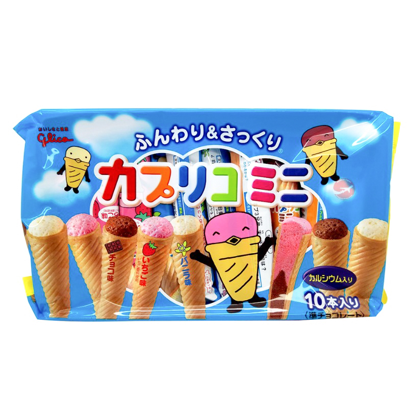 (Date 2023) Bánh Ốc Quế nhân Kem Glico Nhật cho bé