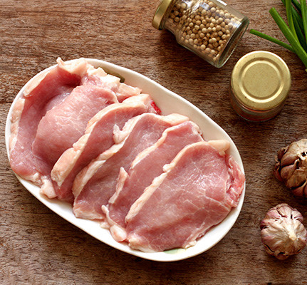 Sườn cốt lết cắt lát / cotlet cắt sẵn túi 1kg