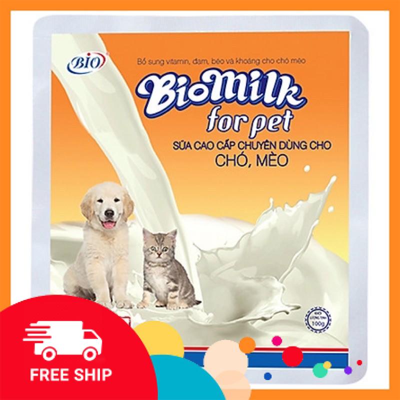 Sữa Bio Dành Cho Chó Mèo Gói 100Gr