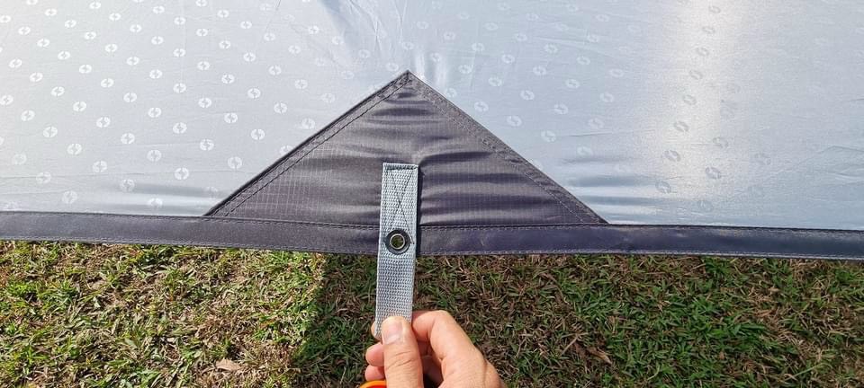 Hexa Tarp 4,4m × 4m + bộ trụ 2m ( tăng dã ngoại chống thấm mưa)