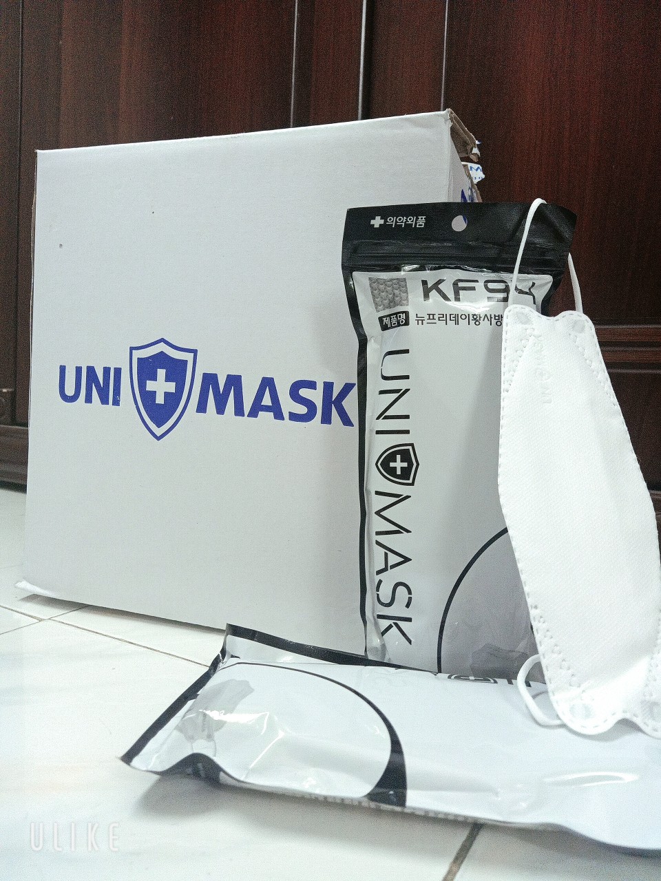 Chính hãng Unimask  Sỉ Thùng 300 Chiếc Khẩu Trang KF94 4D Mask Công Nghệ