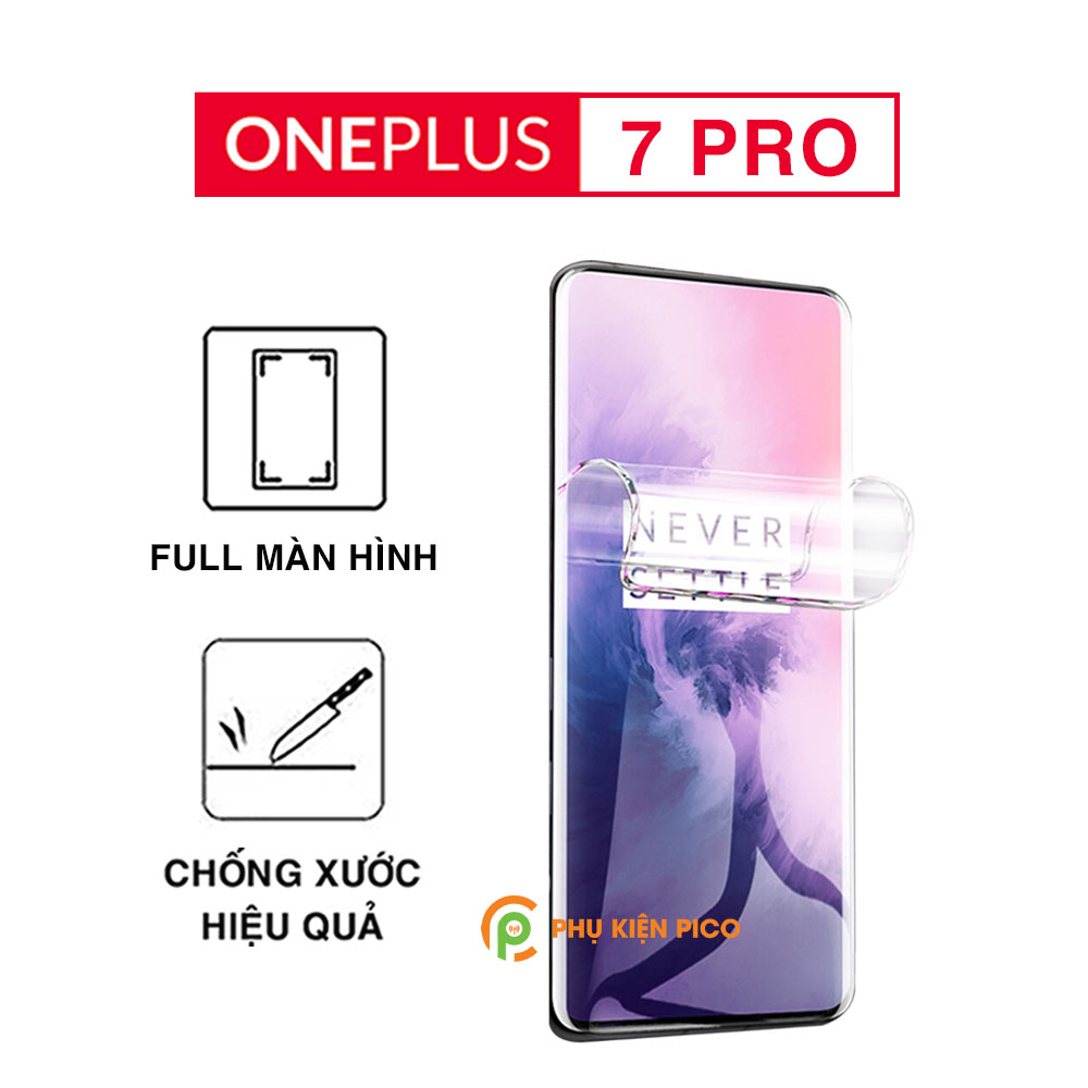 Dán màn hình Oneplus 7 Pro / Onelus 8 Pro / Oneplus 9 Pro full màn dẻo trong suốt PPF tự phục hồi vết xước - Dán dẻo Oneplus 7 Pro