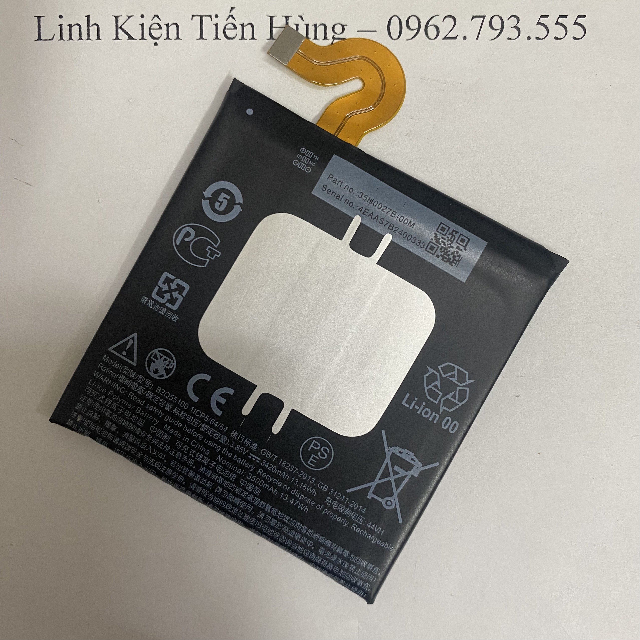 Pin HTC U12 Lite B2Q6E100 xịn bảo hành đổi mới