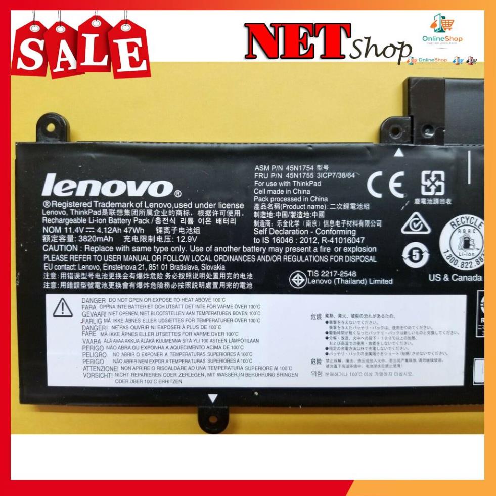 PIN LENOVO E450 ZIN/ 45N1752/45N1753