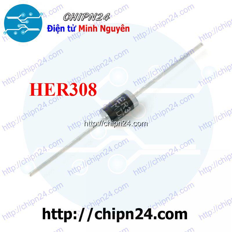 Diode her308 dip 3a 1000v