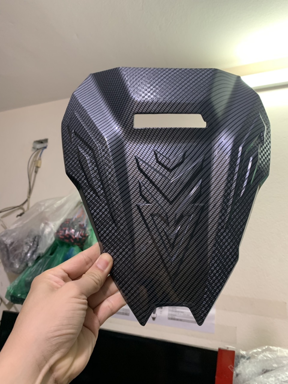 Ốp Mặt Nạ AB Airblade 2020 ( 125 150 ) Carbon-ARTISTAR