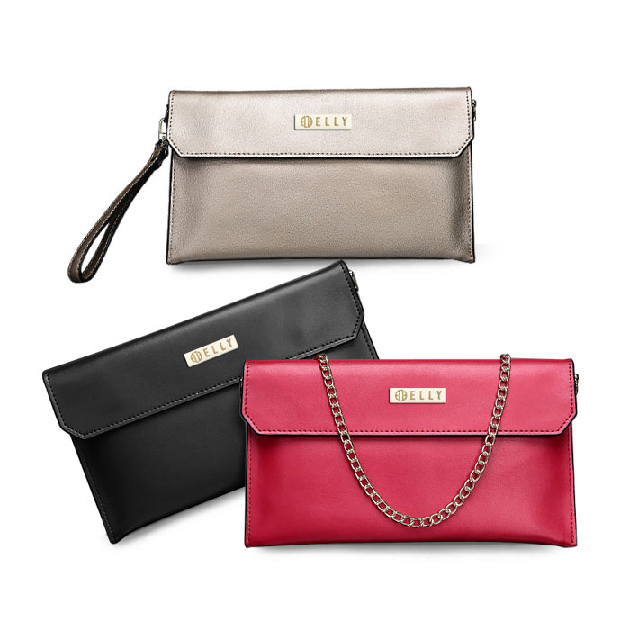 Túi clutch nữ cao cấp da thật ELLY – EC1