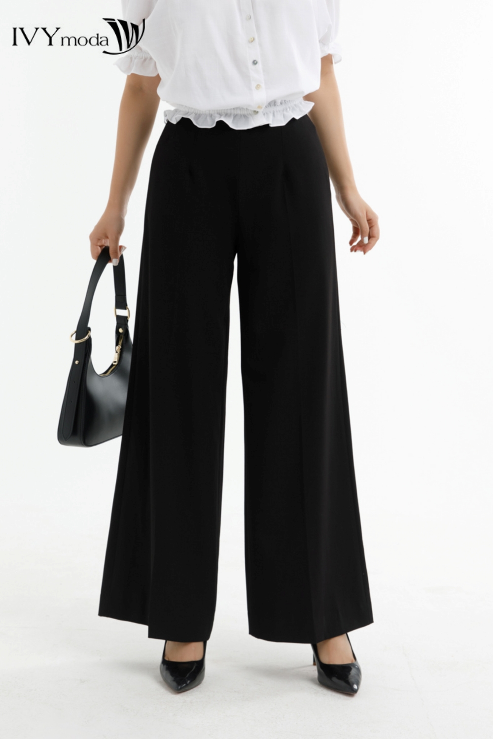 Quần dài ống rộng IVY moda MS 22M7617