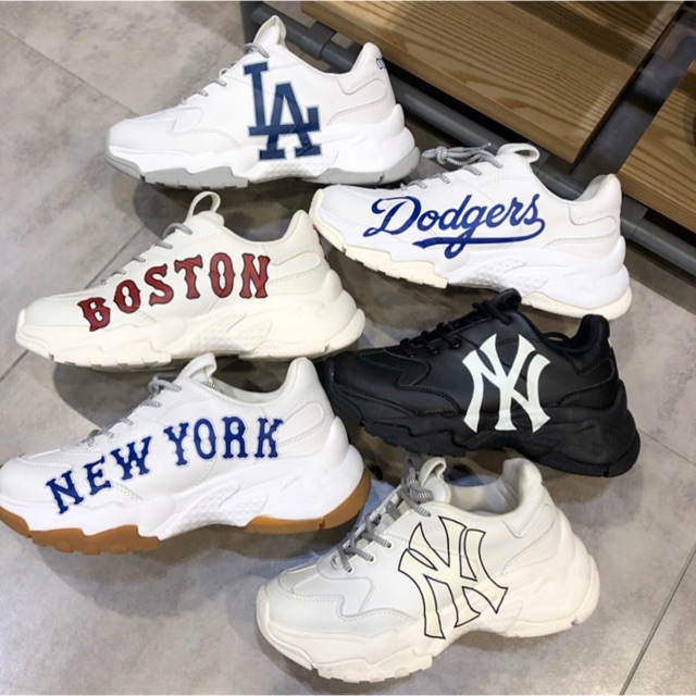 Giày Thể Thao Sneaker MLB Yankees L.A Trắng