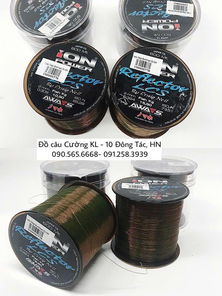 Cước câu cá Nhật Ion Reflector 600m